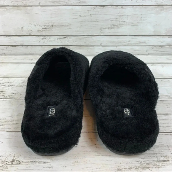 UGG Fluff You Black Slippers main image 11